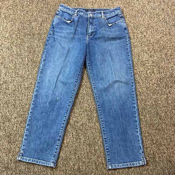 Indigo Palms Blue Relaxed Fit Jeans with Medium Wash Size 10R - Picture 4 of 10